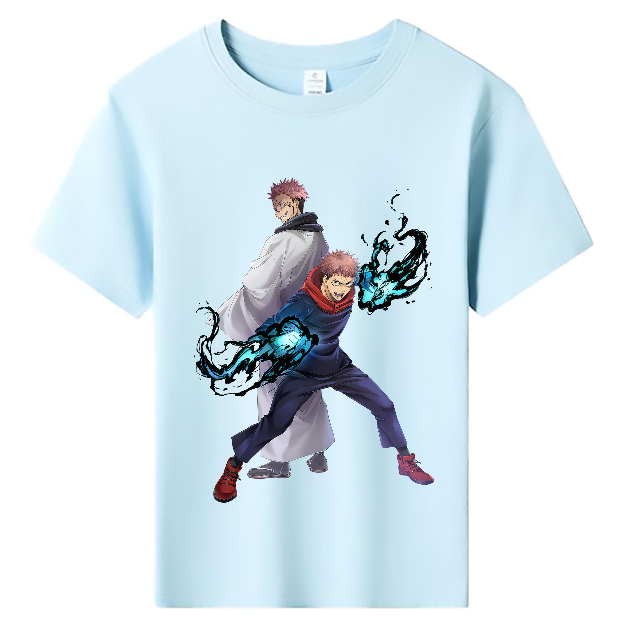 （画像用） 呪術廻戦 Jujutsu Kaisen 綿100％キッズTシャツ（フロントプリント）